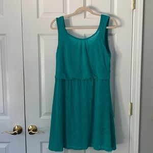 Blueish-green  medium prana dress